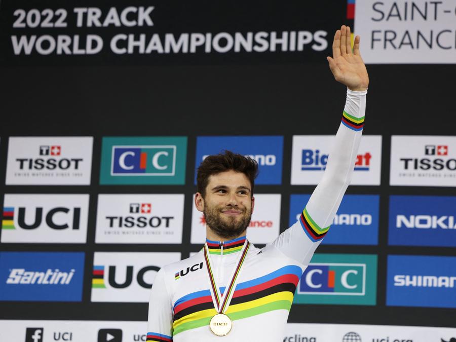 Filippo Ganna (Photo by Thomas SAMSON / AFP)
