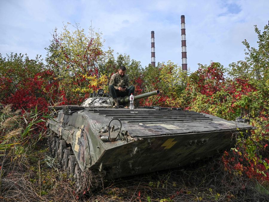 L’esercito ucraino a  Kramatorsk (Photo by Juan Barreto / AFP)