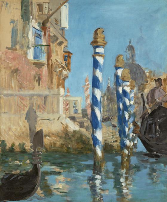 EDOUARD MANET (1832-1883). Le Grand Canal à Venise signed ‘Manet' (lower left) oil on canvas 22 5/8 x 18 7/8 in. (57.5 x 47.9 cm.). Painted in fall 1874. $45,000,000-65,000,000