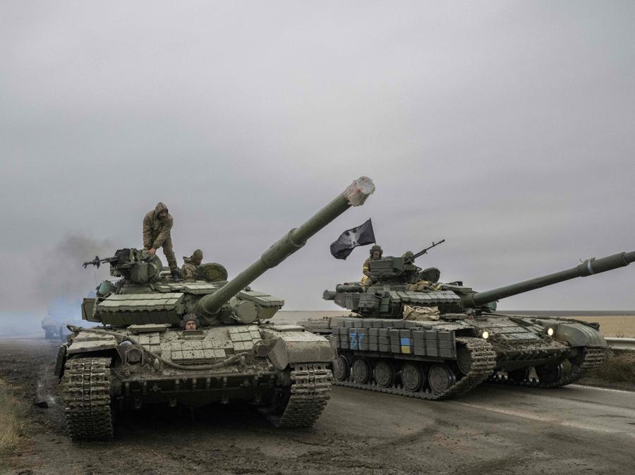 L’esercito ucraino sul fronte di  Kherson (Photo by Bulent Kilic / AFP)