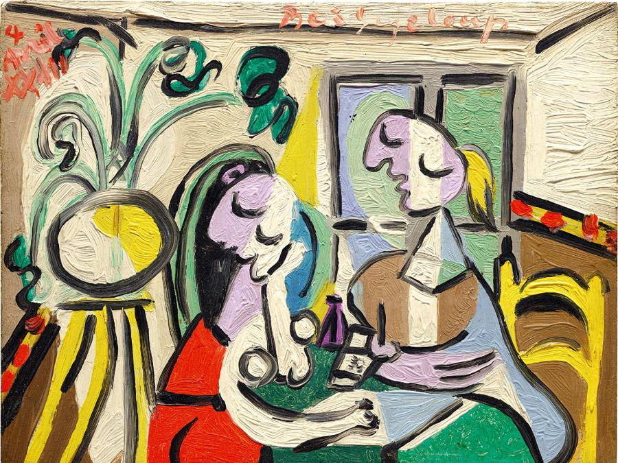 Pablo Picasso - Figures et plante  - 1932 - Estimate: $4,000,000 - 6,000,000 / Sold for: $10,267,000 - £8,280,551 - €9,778,804  - 18 May, New York