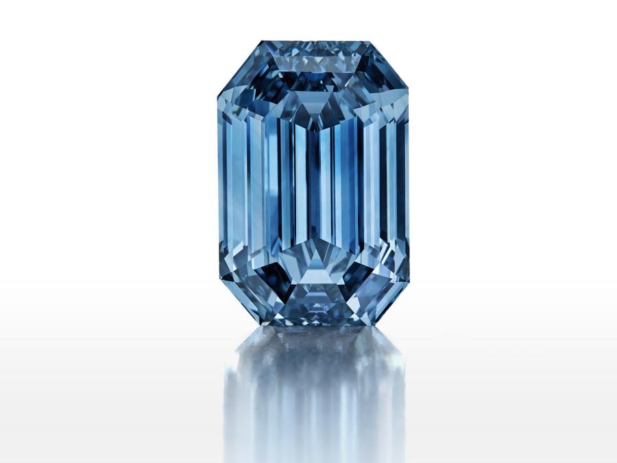 The De Beers Blue Diamond, A Magnificent and Spectacular Fancy Vivid Blue Diamond