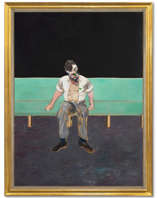 Francis Bacon, Study for Portrait of Lucian Freud (1964)