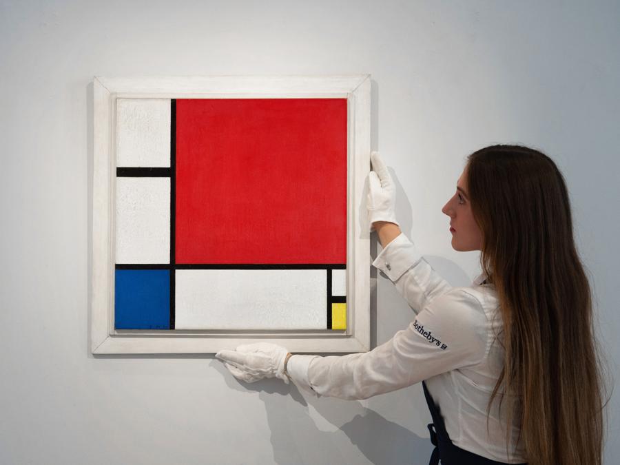  Piet Mondrian, Composition No. II (1930). Antony Jones/ Getty Images