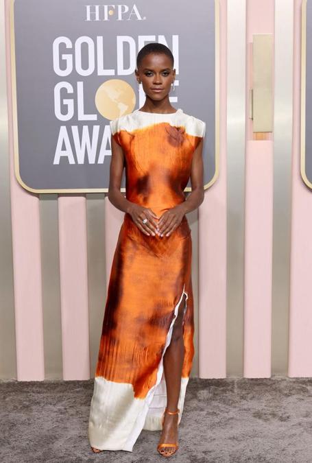 Letitia Wright in Prada 