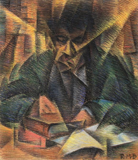 Art-Rite, Roberto Marcello Iras Baldessari, «Dinamismo - Lettura», 1916, stima 30-60.000 €, venduto a 34.500 €, Courtesy Art-Rite
