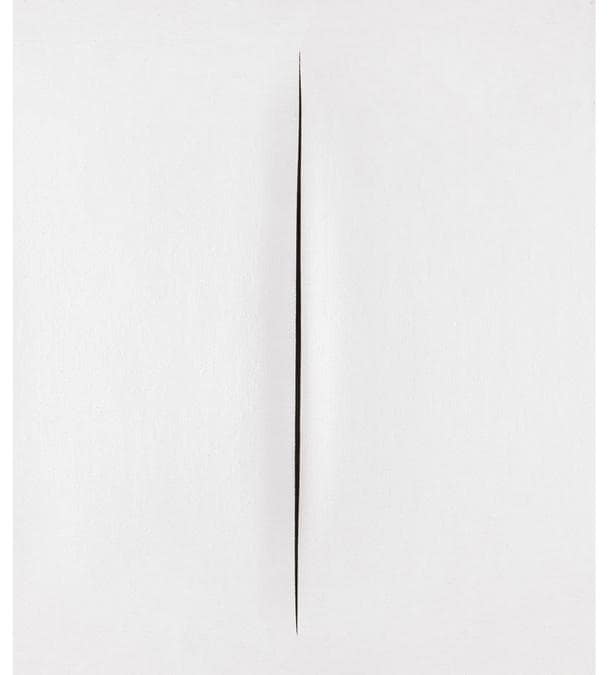 Finarte. Lucio Fontana, «Attesa», 1968, stima 400-600.000 €, venduto a 662.500 €, Courtesy Finarte
