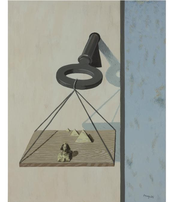 International Art Sale. René Magritte, «Peso e misure», 1950, stima 600.000 €, venduto a 1.212.500 €, Courtesy International Art Sale