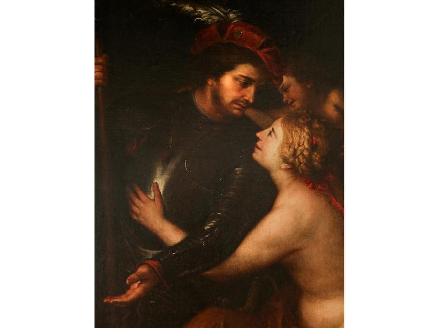 Maison Bibelot. Scuola fiamminga, «Venere e Marte (Allegoria dell’Amore)», XVII secolo, stima 4-5.000 €, venduto a 46.875 €, Courtesy Maison Bibelot