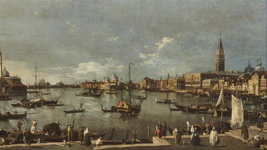 Pandolfini. Canaletto, «Veduta del bacino di San Marco dalla Riva degli Schiavoni», stima 800.000-1.200.000 €, venduto a 961.600 €, Courtesy Pandolfini