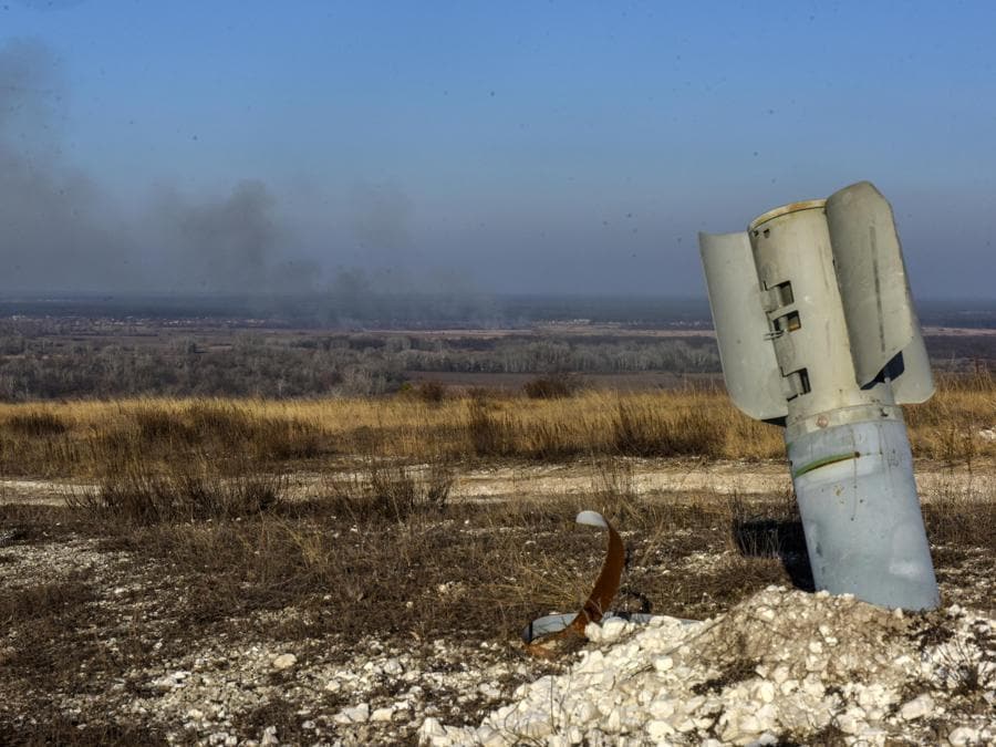 Il fronte nella regione di  Donetsk (EPA/Oleg Petrasyuk)