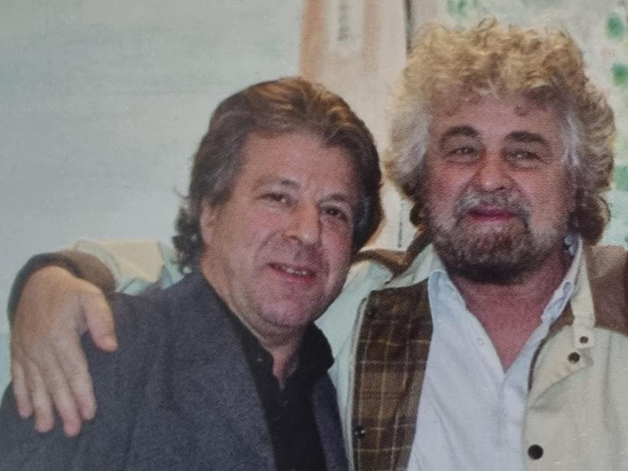 Con Beppe Grillo