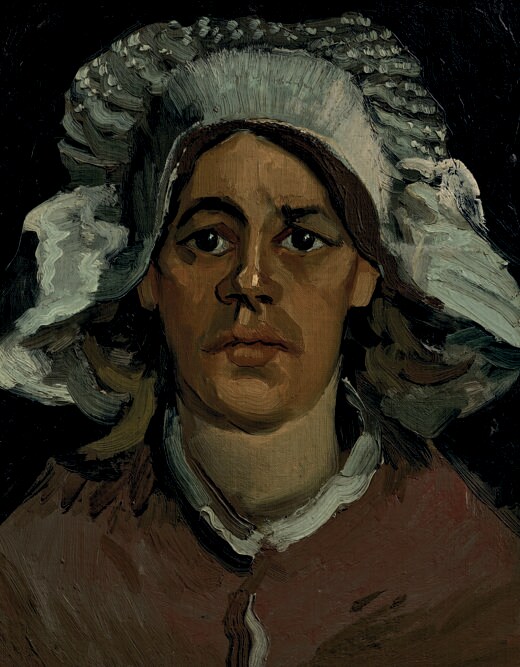 Lotto 27 - Vincent Van Gogh, Kop van een vrouw (Gordina de Groot) (Head of a Woman [Gordina de Groot])