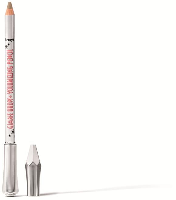 Gimme Brow+Volumizing Pencil Benefit Cosmetics, una matita con polveri speciali e microfibre che si fissano sulle sopracciglia rendendole più folte