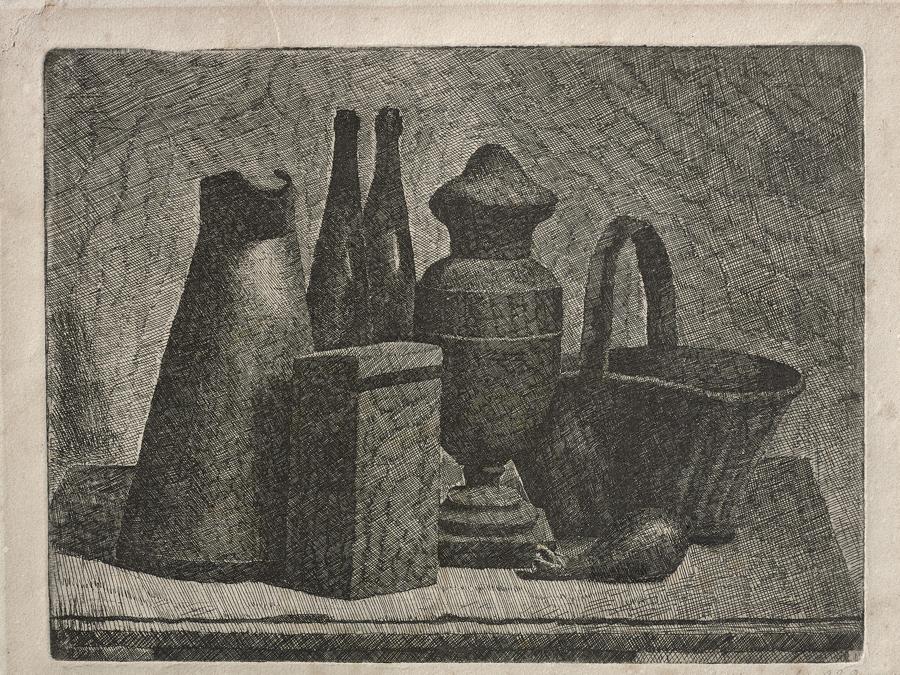 Giorgio Morandi Still Life with Bread Basket 1921