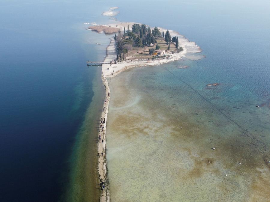 Isola di San Biagio,  Lago di Garda,vicino a Lido di Manerba. (REUTERS/Alex Fraser)