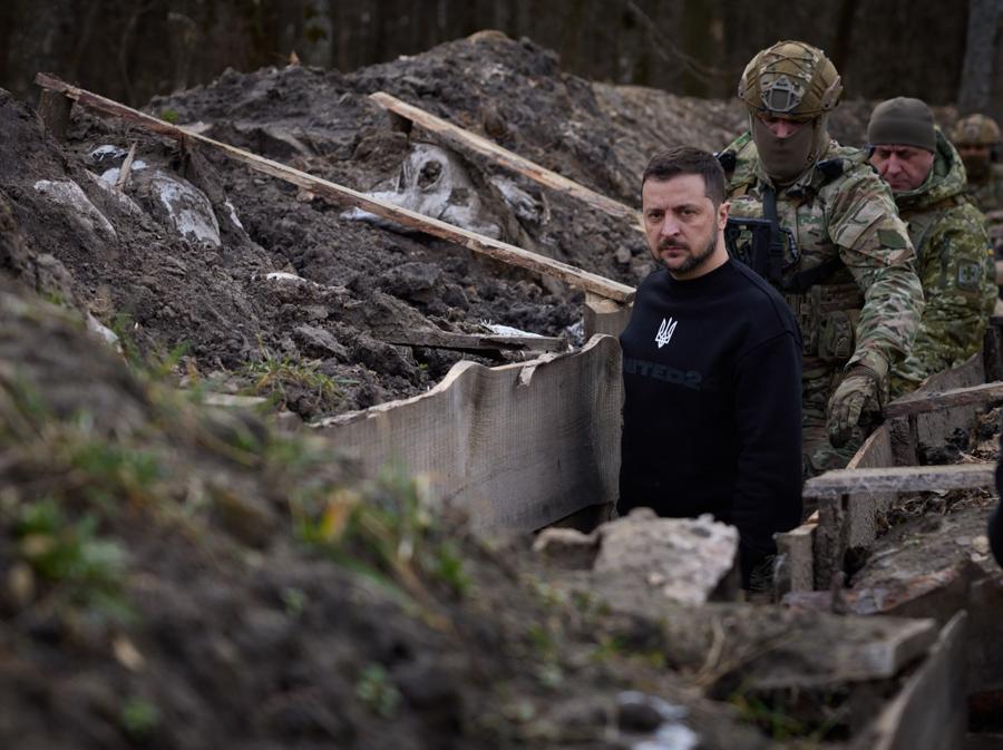 (Photo by Handout / UKRAINIAN PRESIDENTIAL PRESS SERVICE / AFP) 
