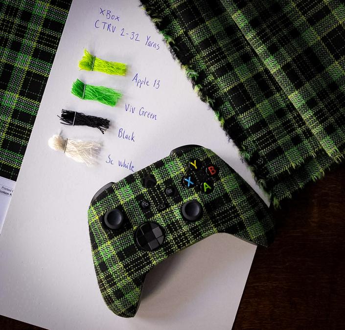 Tartan Xbox controller