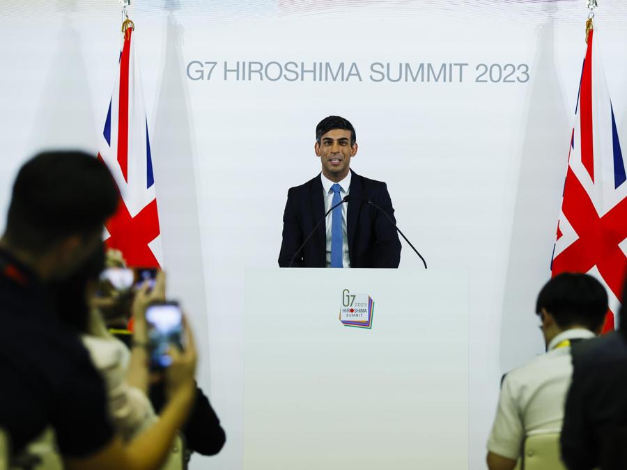 Il primo ministro britannico Rishi Sunak. (Epa)