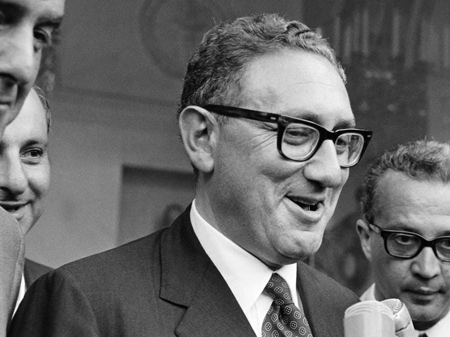Henry Kissinger a Parigi il 4 agosto 1969. (AFP)