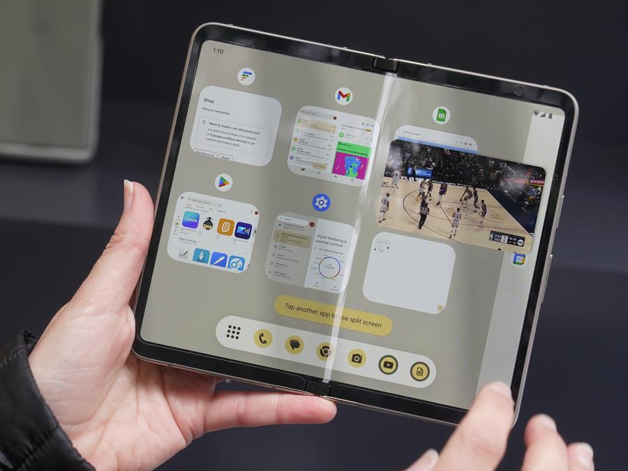 La dimostrazione del Google Pixel Fold.