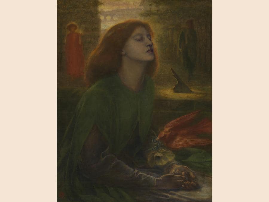 Dante Gabriel Rossetti Beata Beatrix 1864 - Tate