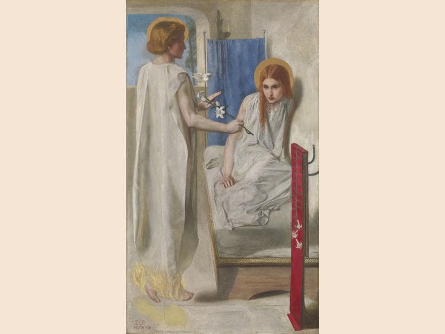 Dante Gabriel Rossetti Ecce Ancilla Domini «The Annunciation» 1849-50  - Tate 