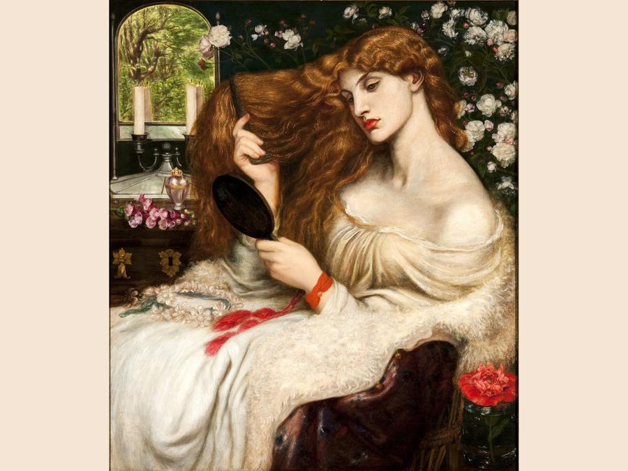 Rossetti «Lady Lilith» 1866-1868 alterato 1872-1873 - Delaware Aer Museum Samuel and Mary R. Bancroft Memorial 1935