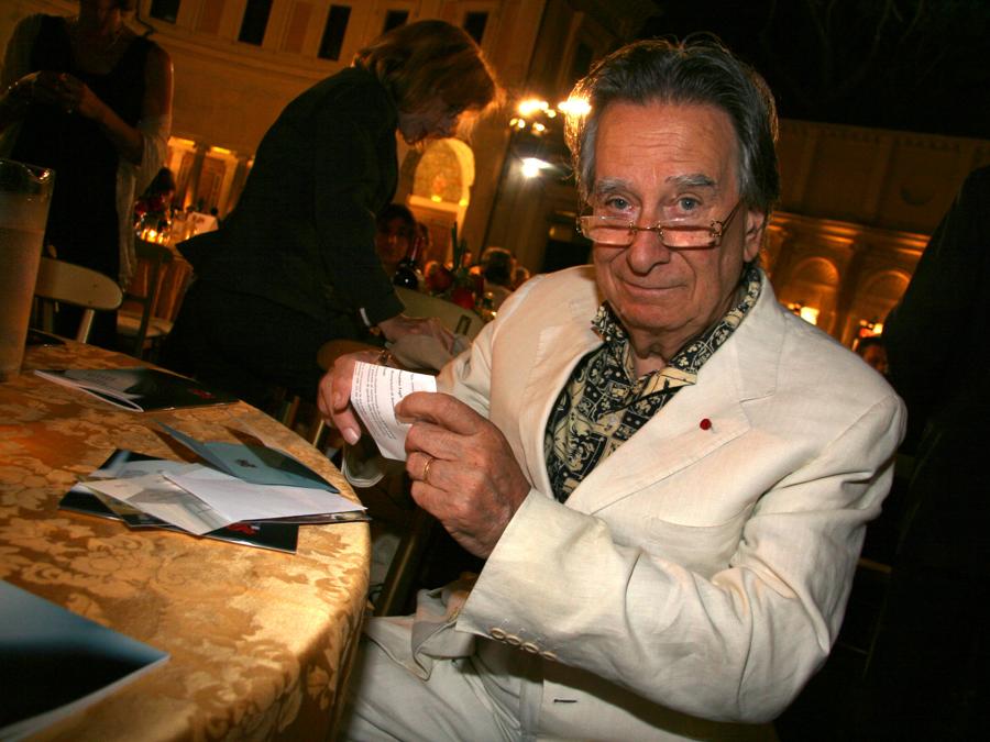 2009 -  Roma - Paolo Portoghesi nel Ninfeo di Villa Giulia al Premio Strega (Agf)