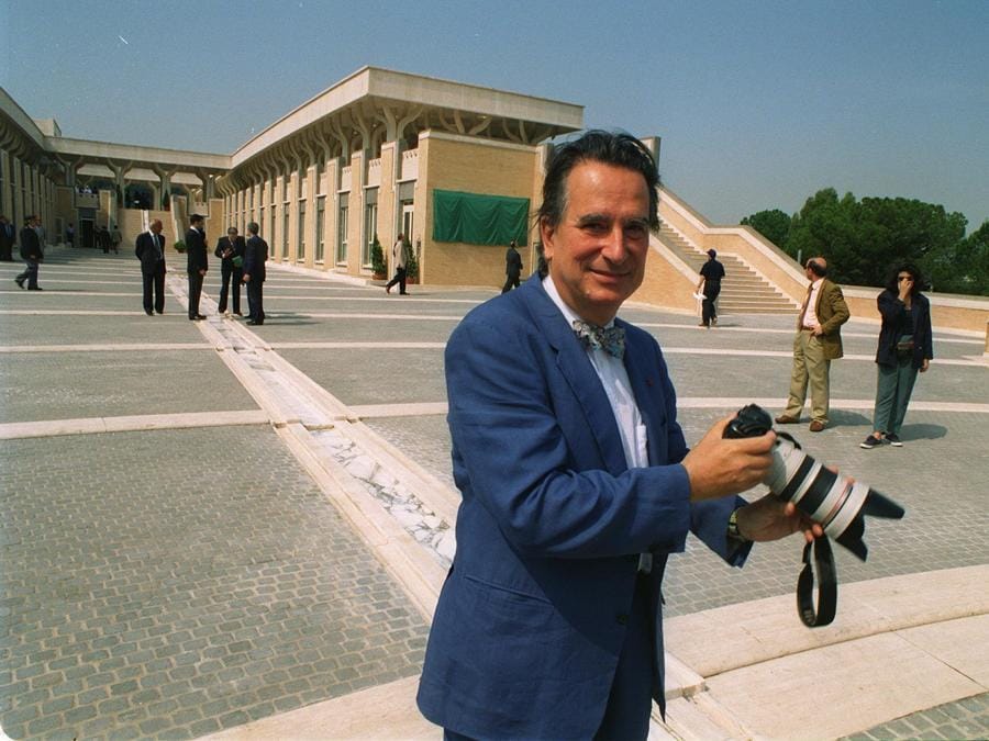 1995 - Roma - Inaugurazione della  Moschea - L'architetto Paolo Portoghesi (Ansa)