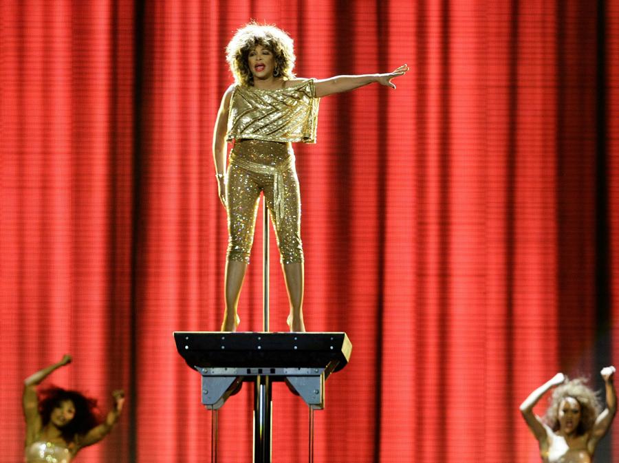 Tina Turner all’O2 Arena di Londra (Reuters/Stefan Wermuth)