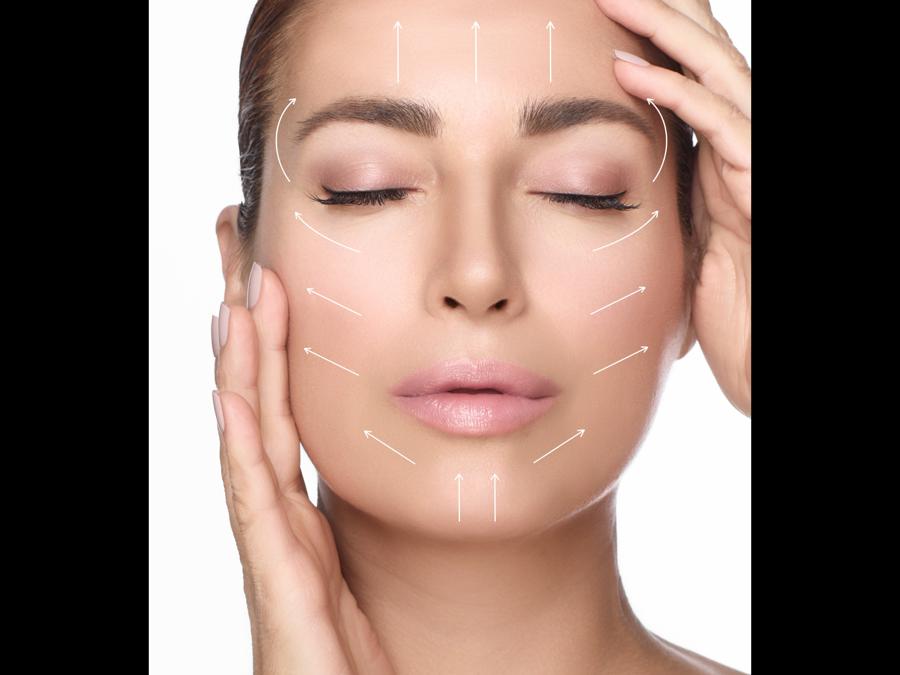 Zone specifiche del viso dove inserire V Lift Pro PDO Biocannula di Seventy BG, all'interno della cannula sono presenti 14 fili che, una volta inseriti nel viso generano una grande quantità di collagene per un effetto naturale e refill