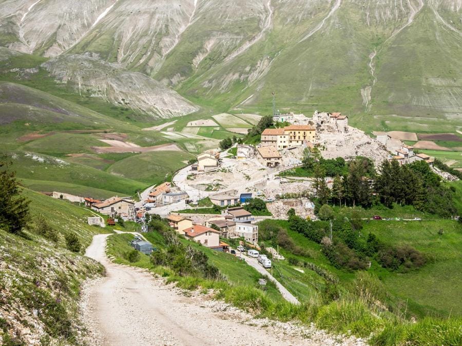 Castelluccio post Terremoto