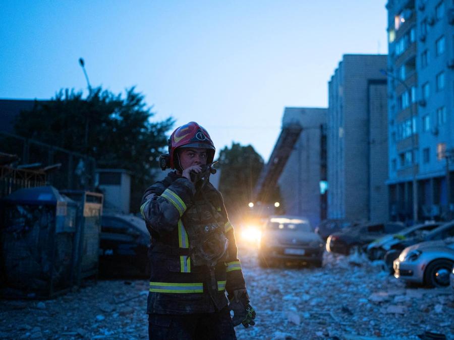(Pablo Petrov/Press  servizio di emergenza statale dell’Ucraina/via Reuters) 