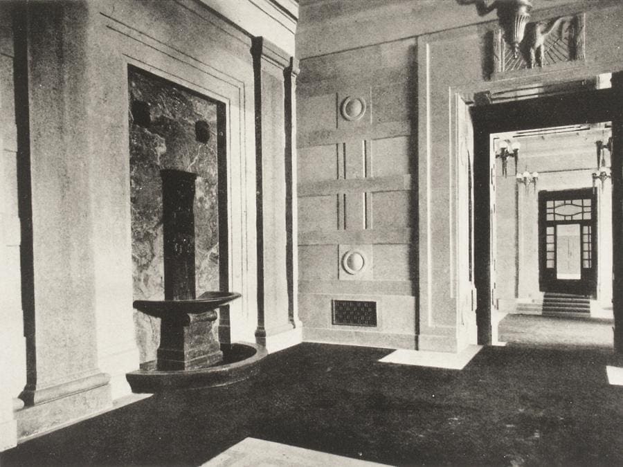 Il Royal Pavilion della Stazione Centrale di Milano nel 1936 (Getty Images)