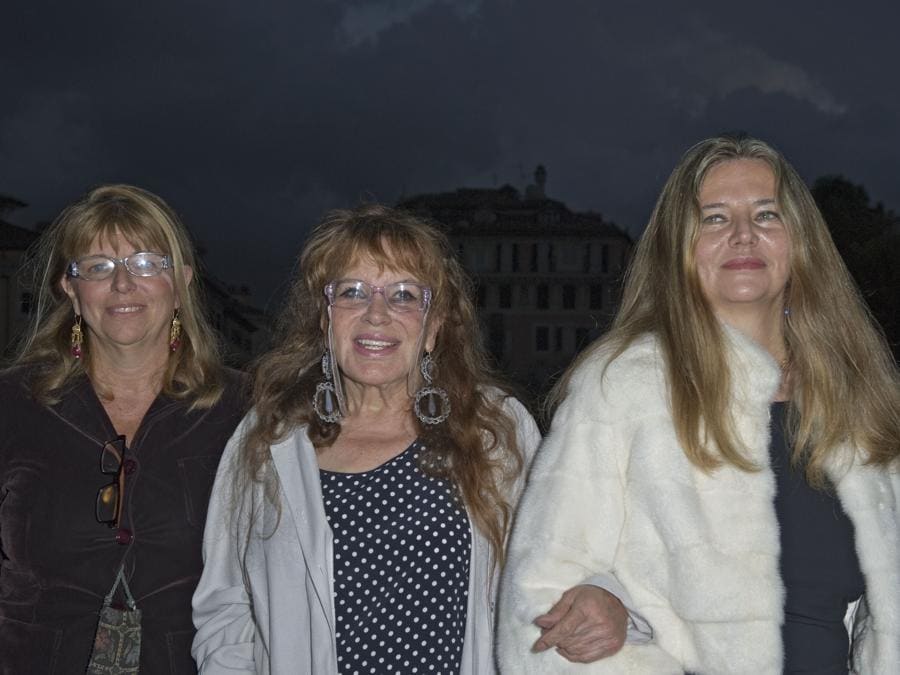 2012 - Evento “50 Anni dietro le quinte del cinema italiano” - Nella foto l'attrice Antonella Lualdi con le figlie Stella e Antonella Interlenghi (Foto IPP/Fanny Coletta - Italy Photo Press - World Copyright foto IPP)