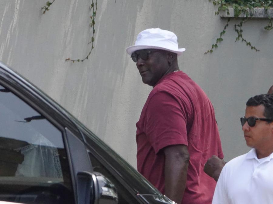 Michael Jordan a Roma in luglio. (Photo by Mega/GC Images)