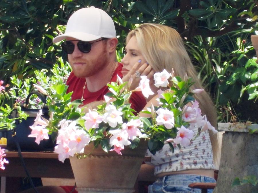 Saul Alvarez in giugno a Portofino. (Photo by Mega/GC Images)