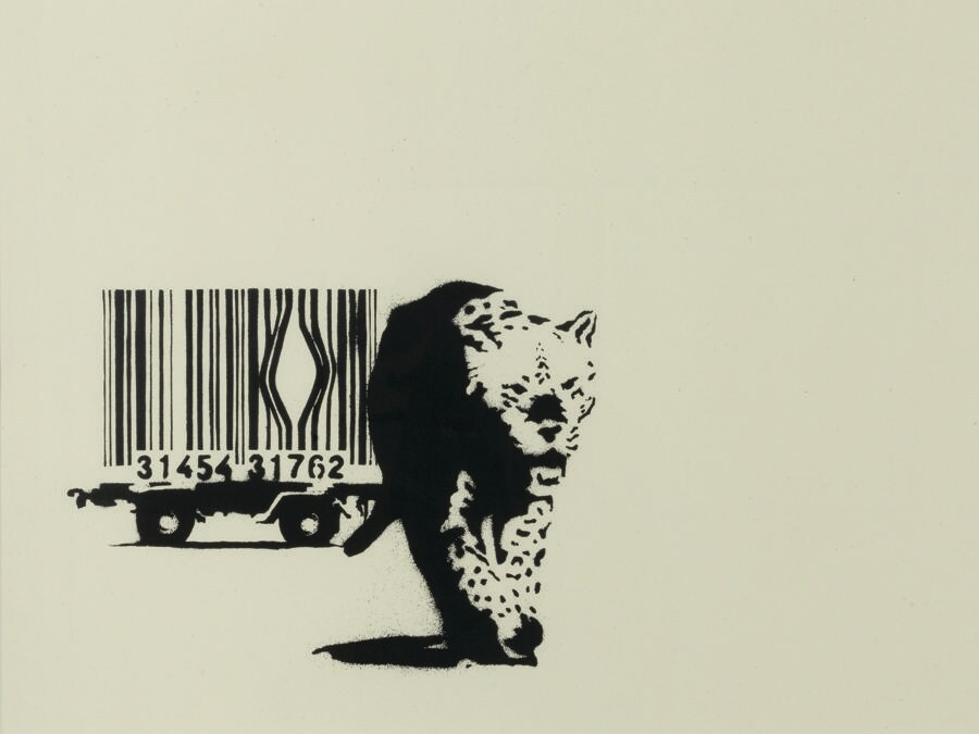 Barcode - 2004- Serigrafia su carta London (UK), Emilia and Alessandro Private Collection 