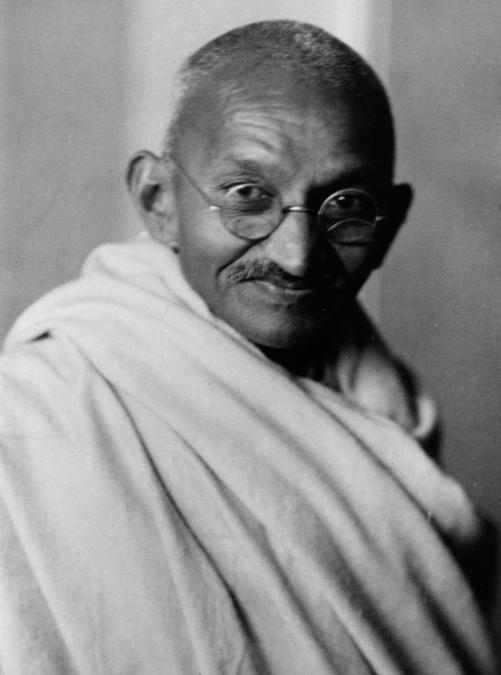 Un ritratto di  Mohandas Karamchand Gandhi (1869 - 1948). (Getty Images)