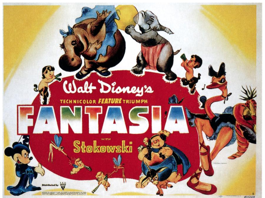 Fantasia, locandina del 1940. (Photo by LMPC via Getty Images)