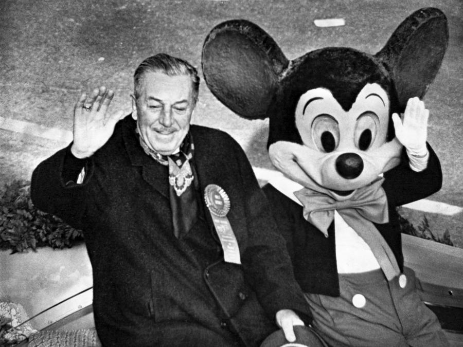 Walt Disney, 1966 (Photo by Bettmann Archive/Getty Images)