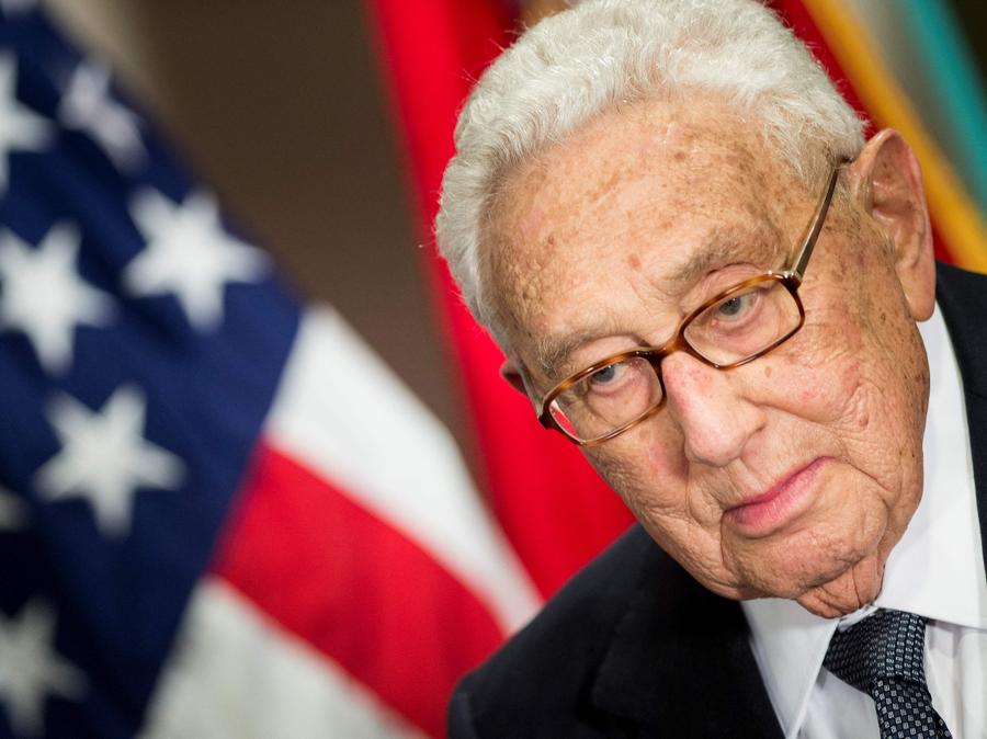  Henry Kissinger (Photo by Brendan Smialowski / AFP)