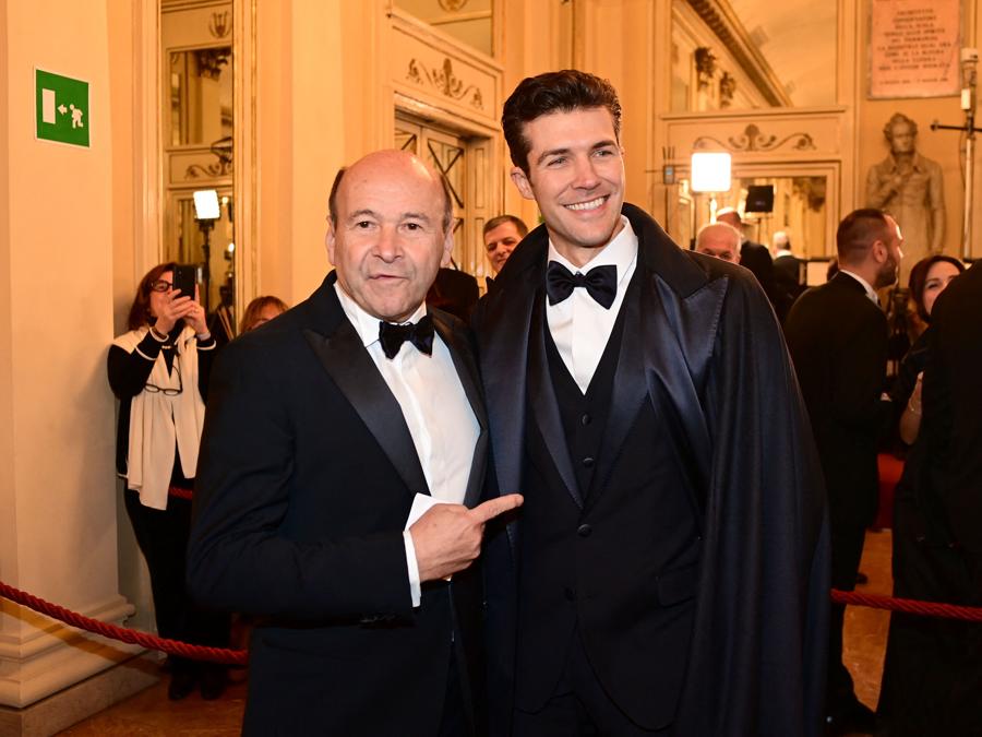  Roberto Bolle con Dominique Meyer (Photo by PIERO CRUCIATTI / AFP)