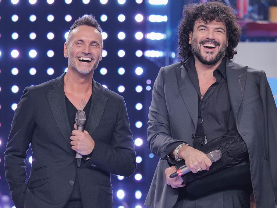 Francesco Renga e Nek. (Ansa/Riccardo Dalle Luche)
