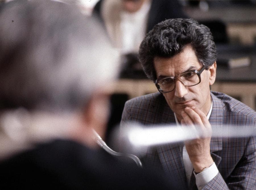 Toni Negri, filosofo, docente e storico leader di Autonomia Operaia, in una foto d'archivio. ANSA