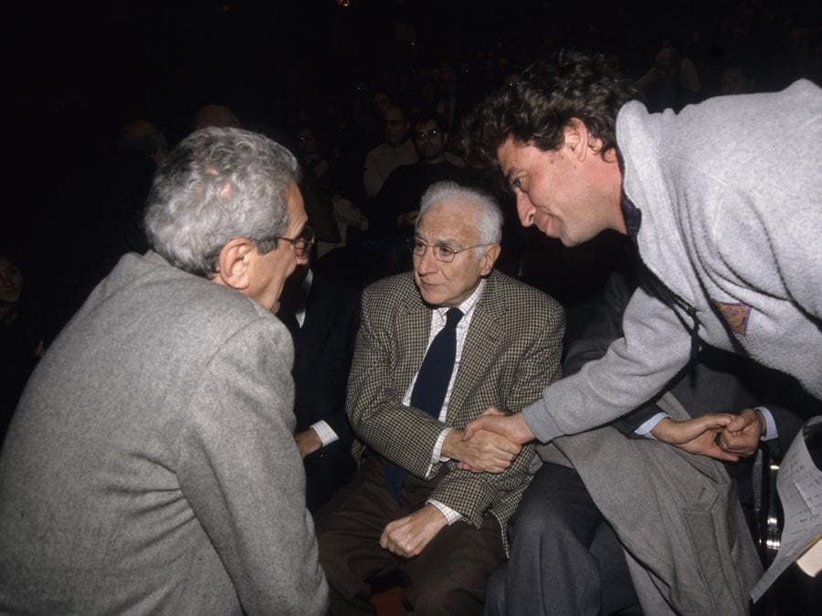 Toni Negri, Francesco Cossiga, Michael Hardt. Imagoeconomica