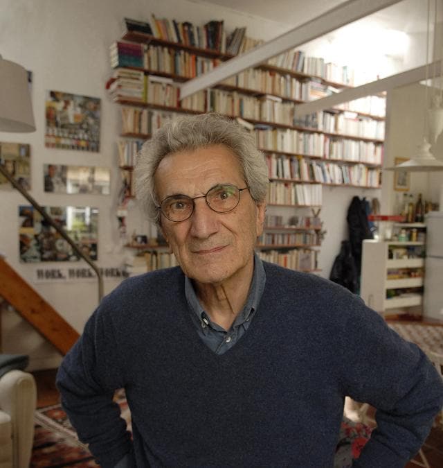 Toni Negri, 2011. Credit: Ulf Andersen / Aurimages. (Photo by ULF ANDERSEN / Ulf Andersen / Aurimages via AFP)