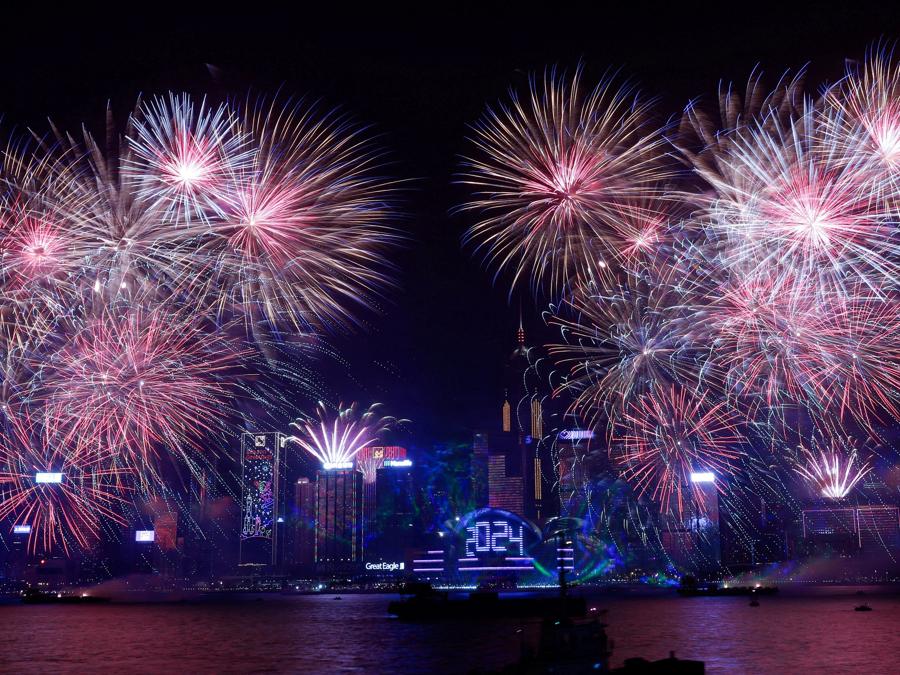 Victoria Harbour  a Hong Kong, Cina. (REUTERS/Tyrone Siu)