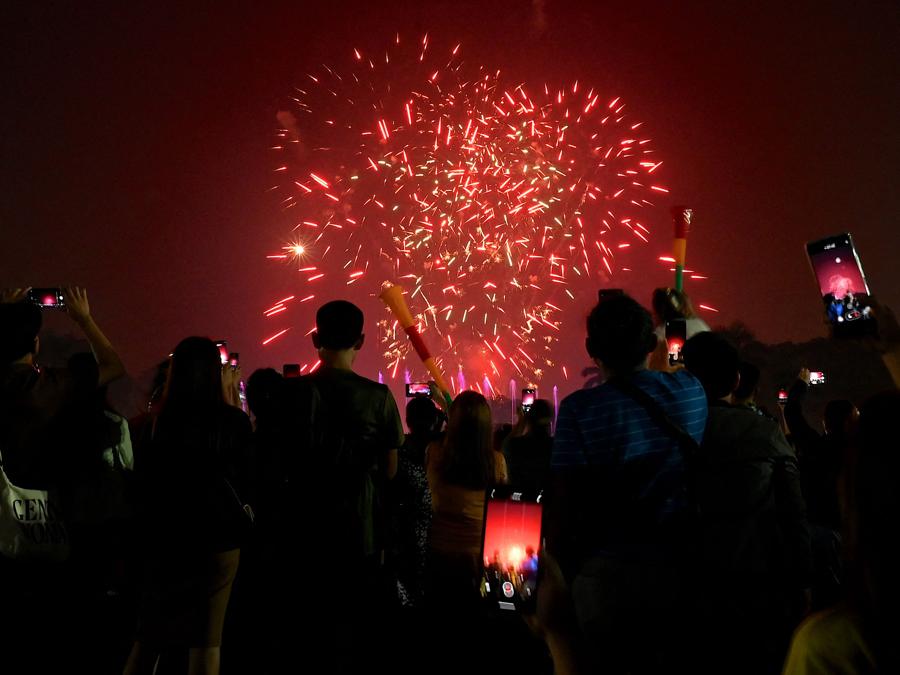 Rizal Park  a Manila. (Photo by Jamillah Sta. Rosa / AFP)